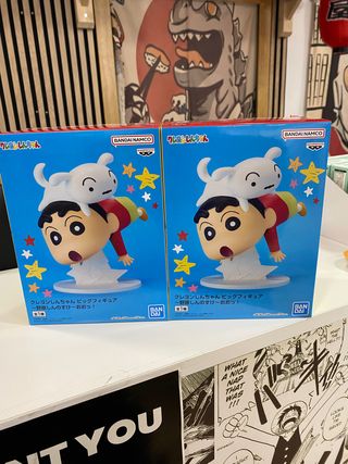 Figura Shinchan y Nevado Banpresto