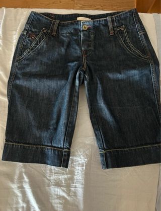 Bermuda Jeans Diesel Blu