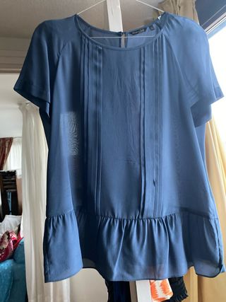 Magnifica y elegante blusa en seda natural