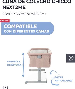 Minicuna colecho Chicco Next 2 Me