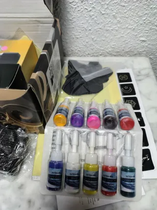 Kit Máquina Tatuaje Inalámbrica Poseidón