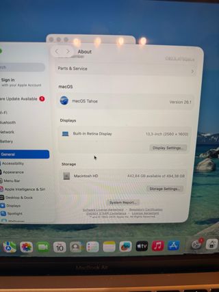 MACBOOK AIR M1 8/512