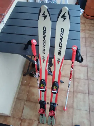 Sci Blizzard Sigma M 120cm + Bastoni 90cm