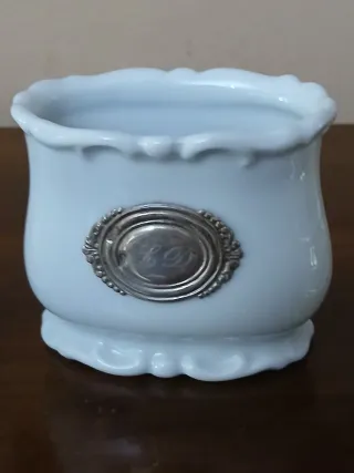 Set 3 decorazioni vintage con argento