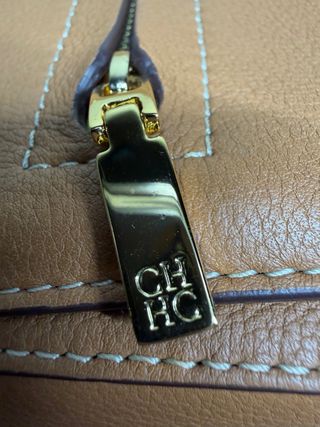 Bolso CH Marrón y Dorado