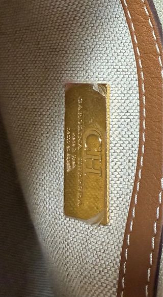 Bolso CH Marrón y Dorado