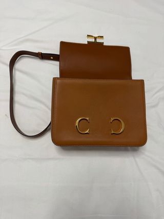 Bolso CH Marrón y Dorado