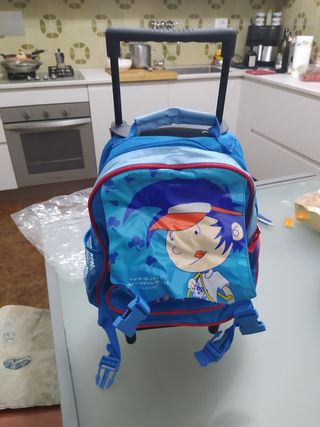 Zaino Trolley Asilo Bambino Cartone Animato