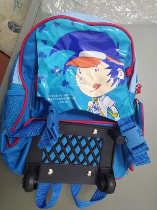 Zaino Trolley Asilo Bambino Cartone Animato