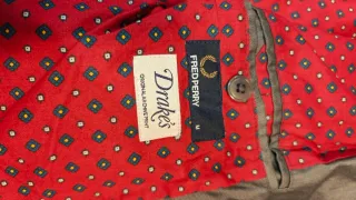 Chaqueta Fred Perry x Drake's - Talla M