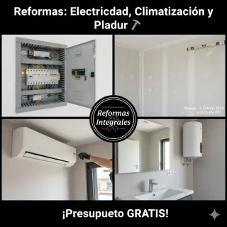 Reformas: Electricidad, Climatización y Pladur