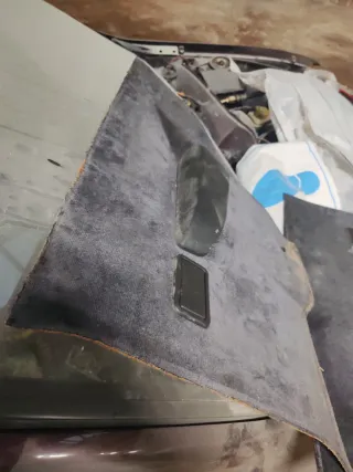 Tapizados traseros Opel Kadett GSI.