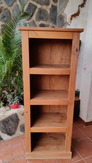 Estantería de madera 4 baldas