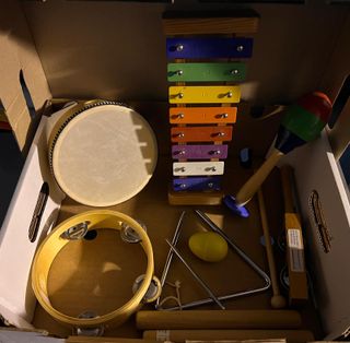 Lote Instrumentos Musicales Infantiles Madera