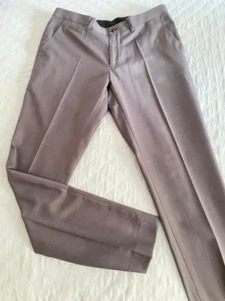 Traje Formula Joven Slim Talla 40 Gris