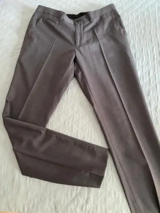 Traje Formula Joven Slim Talla 40 Gris