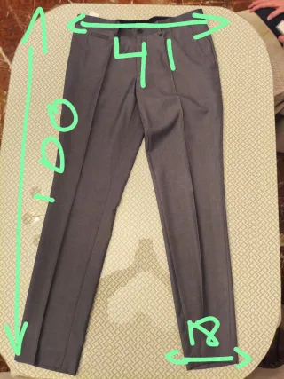 Traje Formula Joven Slim Talla 40 Gris