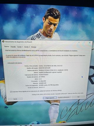 Ordenador HP Pavilion Negro