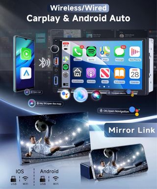 NUEVO! (100€) Radio Coche 2 DIN CarPlay Android