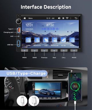 NUEVO! (100€) Radio Coche 2 DIN CarPlay Android
