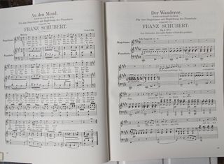 Franz Schubert:  colección de 59 lieder