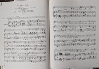 Franz Schubert:  colección de 59 lieder