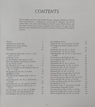 Franz Schubert:  colección de 59 lieder