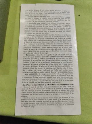 Juego de mesa LA PAZ