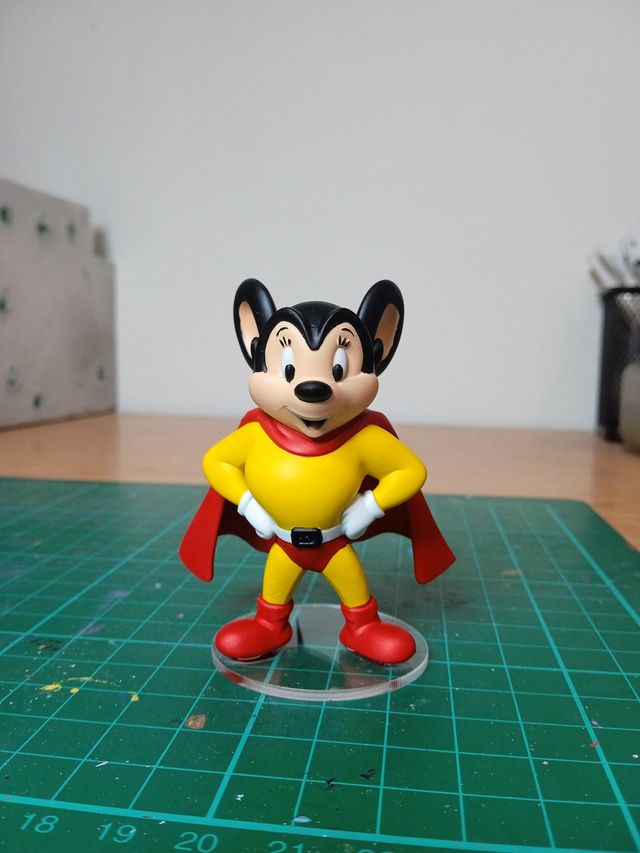 Figura Mighty Mouse Resina 6.5 cm