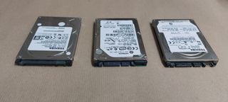 Set 3 Hard Disk 2,5 500GB-250GB-160GB