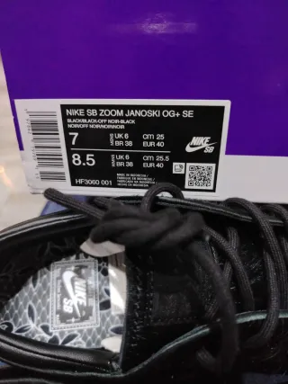 Scarpe Nike Zoom Janoski nere