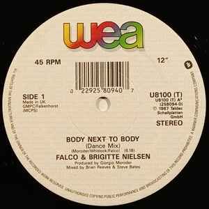 Vinilo Brigitte Nielsen - Body Next To Body