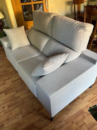 Juego Sofás de 2 plazas gris claro