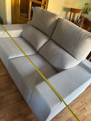 Juego Sofás de 2 plazas gris claro