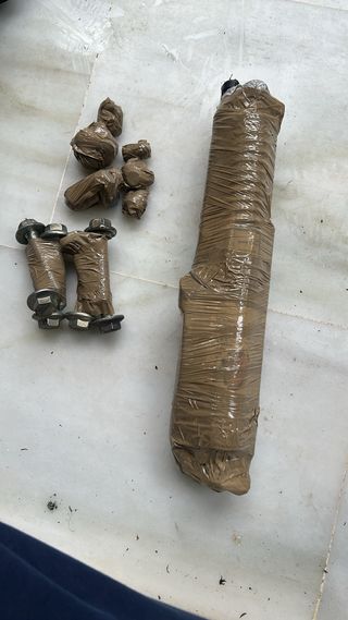 Soporte Rueda Repuesto VW Touareg Kit 7L