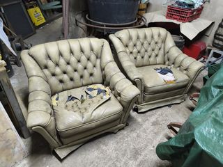 Butacas Chester Piel Beige (2 unidades)