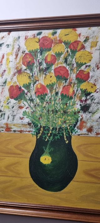 Lote antiguedades cuadro