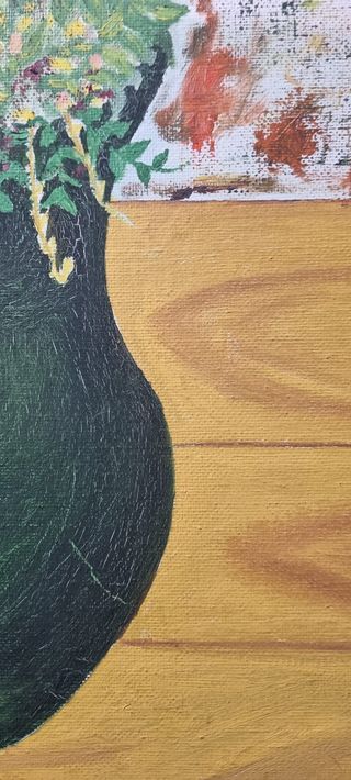 Lote antiguedades cuadro