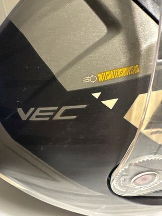 Casco Moto Integral Negro y Verde