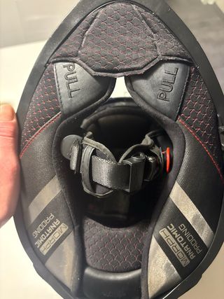 Casco Moto Integral Negro y Verde