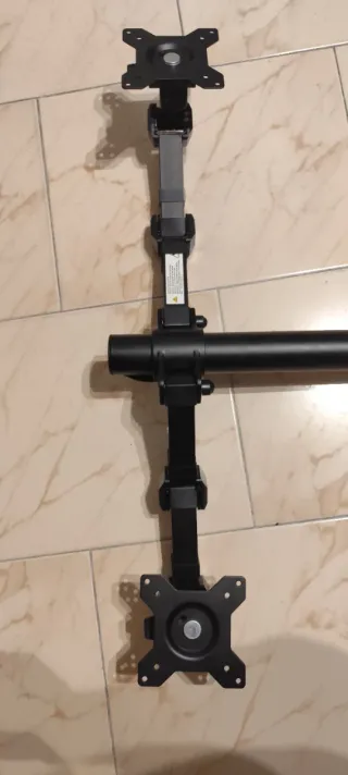 Soporte mesa   para 2 pantallas  30"