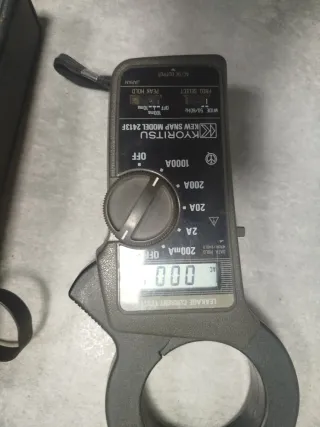 Pinza Amperímetro Fuga Kyoritsu 2413F
