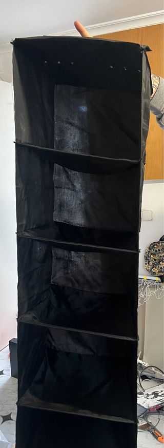 Estantería colgante Ikea negra