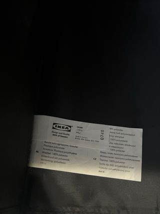 Estantería colgante Ikea negra