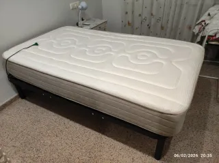 Cama Eléctrica Articulada con Colchón