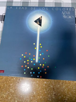 Vinilo La Edad de los Colores Azul y Negro