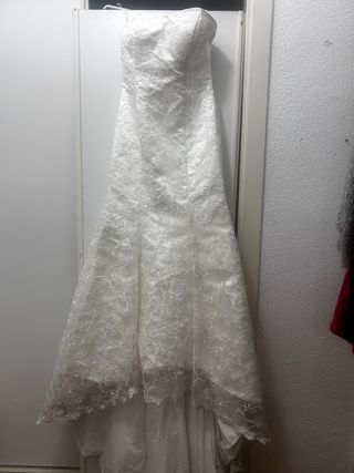 Vestido de Novia Blanco Encaje