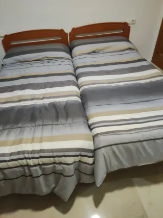 OFERTA 2 Camas + 2 colchones de 90x190 + cabezal+1