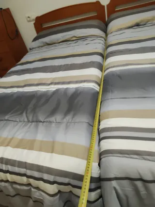 OFERTA 2 Camas + 2 colchones de 90x190 + cabezal+1