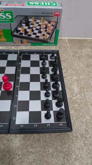Juego Ajedrez Magnético Plegable Nuevo